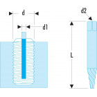 Image du produit : Serre-joints à vis puissance 12000 N - 300mm Facom | 275.300