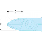 Image du produit : Pince coupante Facom Micro-Tech "trapues" polyvalence - longueur 110mm - outillage de précision | 405.10MT