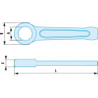 Image du produit : Clé polygonale à frapper ADF - 105mm - longueur 420mm outillage Facom antidéflagrant, antimagnétique | 50.105SR