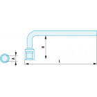 Image du produit : Clé à pipe 14mm (Facom) ADF - 14mm - longueur 245mm outillage Facom antidéflagrant, antimagnétique | 75.14SR