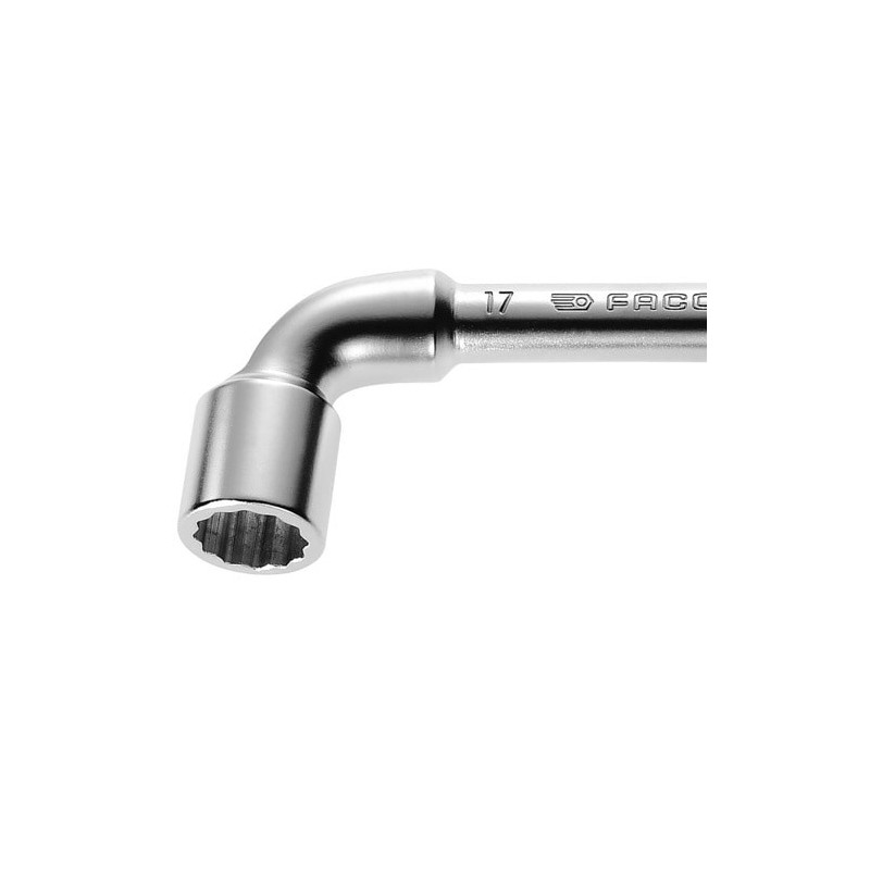 Clé à pipe 29mm (Facom) débouchée forgée 12 pans x 6 pans - 29mm - longueur 300mm | 76.29