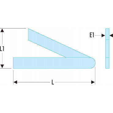 Fausse équerre - longueur 24 - 285mm Facom | 817.30