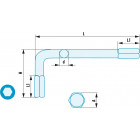 Image du produit : Clé mâle, allen, BTR - ADF - 19mm - longueur 177mm outillage Facom antidéflagrant, antimagnétique | 82H.19SR