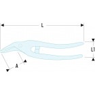 Image du produit : Cisaille passe-franc - 52mm - longueur 300mm Facom | 884.30