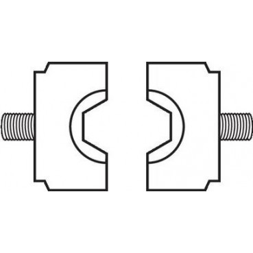 Matrice de sertissage Facom - 16mm² - hexagonale - pour pince à sertir 985913 | 985916