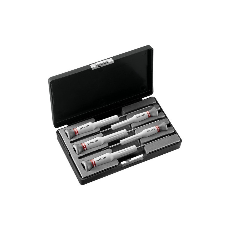 Coffret de 5 tournevis de précision Facom - Micro-Tech Torx | AEX.J1