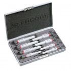 Image du produit : Coffret de 8 tournevis de précision Facom - Micro-Tech Torx | AEX.J2