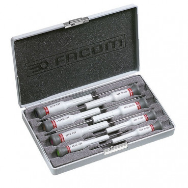 Coffret de 8 tournevis de précision Facom - Micro-Tech Torx | AEX.J2