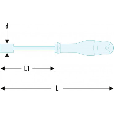 Tournevis Facom PROTWIST porte-embouts - longueur 75mm | ATM.H