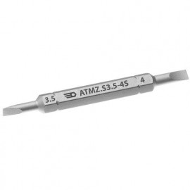 Embouts de vissage (lame) courte réversible 1/4" fente 3.5 - 4mm - longueur 67mm Facom | ATMZ.S3.5-4S