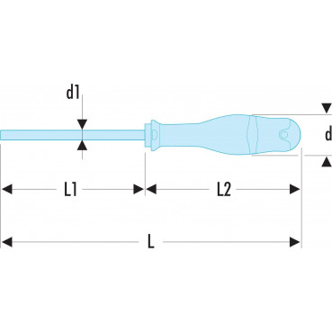 Tournevis Facom PROTWIST pour vis Torx Plus - longueur 125mm - Torx (IP30) | ATXP30X125