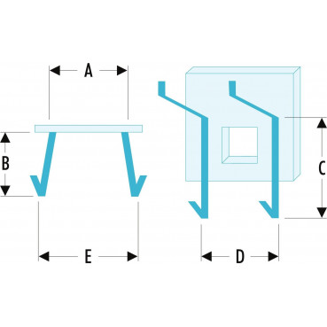 Support pour outils électriques - longueur 55mm Facom | CKS.77A