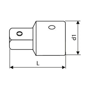 Augmentateur 1/2" - 3/4" - 25.2mm - longueur 42mm "Expert by Facom" | E117263