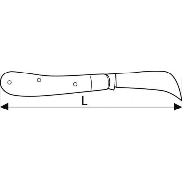 Couteau électricien 1 lame - longueur 170mm "Expert by Facom" | E117763