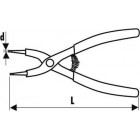 Image du produit : Pince Circlips - ouvrantes bec coudés à 90° - longueur 129mm "Expert by Facom" | E117917