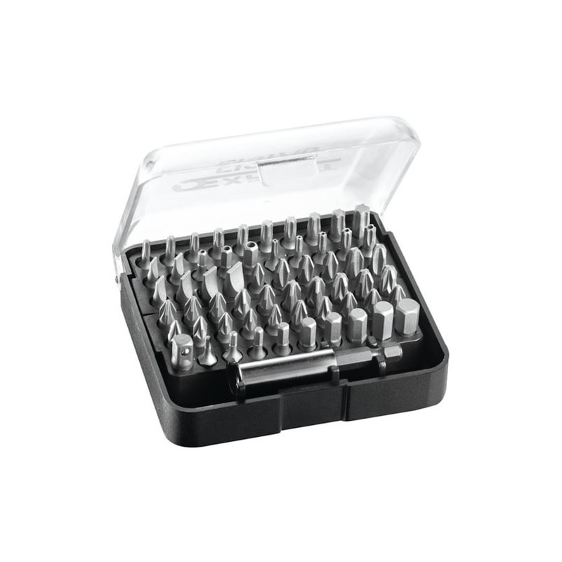 Coffret d'embouts de vissage 1/4" - 61 pièces "Expert by Facom" | E131710