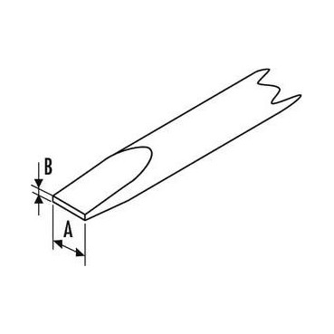 Tournevis plat pour vis fente électricien - longueur 355mm "Expert by Facom" | E160103