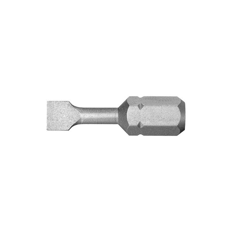 Embout plat de vissage Facom "High Perf" série 1 pour vis à fente - 4mm - longueur 25mm | ES.134T