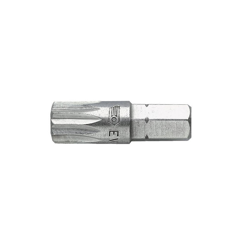 EV.105, Embout de vissage pour vis à empreinte denture multiple XZN -  longueur 25mm Facom