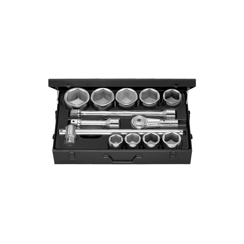 Coffret de douille Facom 1" - 6 pans - 13 pièces - M.151 | M.423E