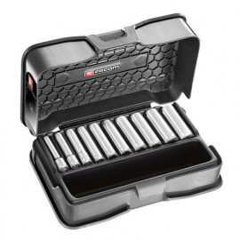 Coffret MBOX de 10 clés Facom à douille longues - 1/4" - 6pans | R.405