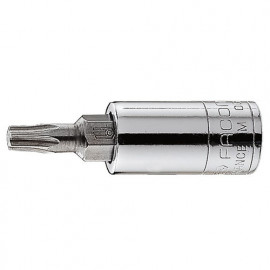 Douille Tournevis Facom 1/4" pour vis - Torx (T20) - longueur 37mm | RX.20