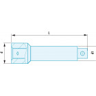 Image du produit : Rallonge 1/2" ADF - longueur 200mm outillage Facom antidéflagrant, antimagnétique | S.212SR