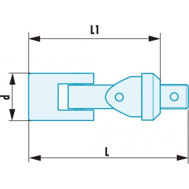 Cardan 1/2" - longueur 80mm outils pour douille, rallonge et cliquet outillage Facom antidéflagrant | S.240SR