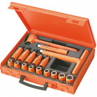 Image du produit : Coffret outillage électricien Facom avec cliquet isolé 1/2", douille isolées 1/2" et rallonge isolée 1/2", coffret de 17 outils 1/2" - isolés 1000 Volts série | S.401AVSE