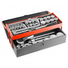 Image du produit : Coffret de douille Facom 6 pans 1/2" et 3/4" de 8 à 50mm | SK.453N