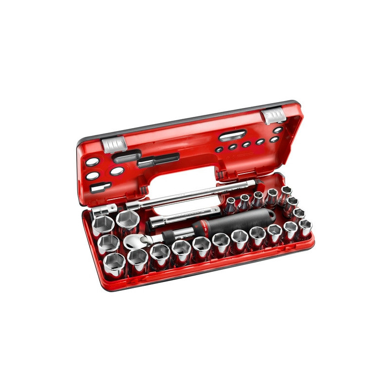 Coffret de douille Facom 1/2" 6 pans - 25 pièces - SXL.161 | SXL.DBOX2