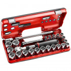 Image du produit : Coffret de douille Facom 1/2" 6 pans - 25 pièces - SXL.161 | SXL.DBOX2