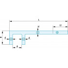 Image du produit : Clé à valve (Facom) ADF - 50mm - longueur 400mm outillage Facom antidéflagrant, antimagnétique | VH50.400SR