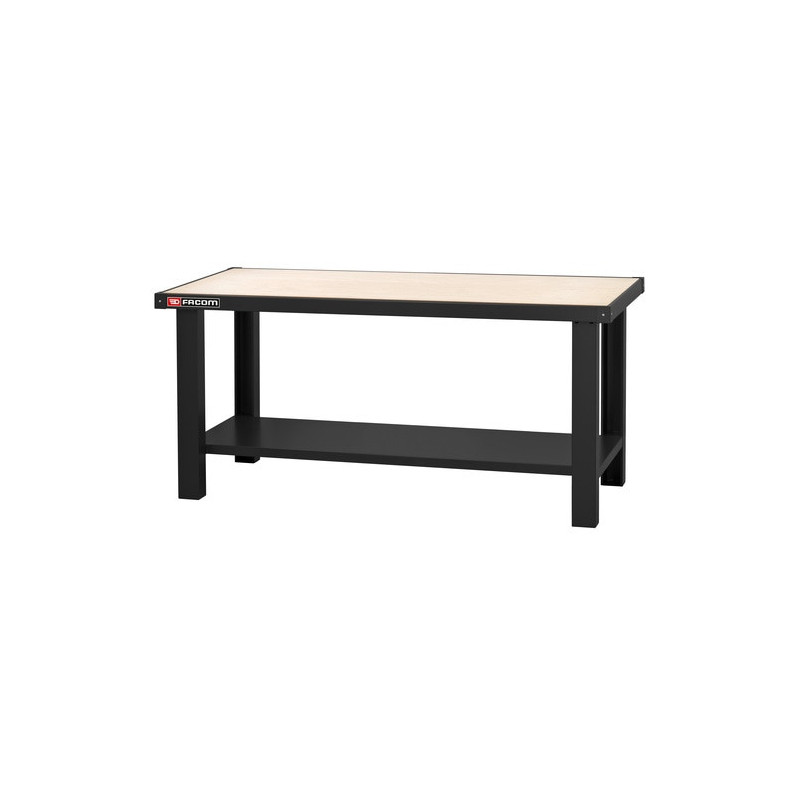 Maintenance workbench - multilayered beech wood worktop - 2m Facom | WB.2000WAPF