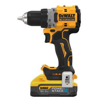 Perceuse visseuse Dewalt compacte - XR - sans fil - 18 Volts - 5Ah li-ion brushless - powerstack | DCD800H2T-QW