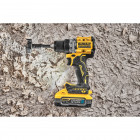 Image du produit : Perceuse visseuse Dewalt compacte - XR - sans fil - 18 Volts - 5Ah li-ion brushless - powerstack | DCD800H2T-QW