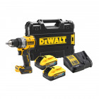 Image du produit : Perceuse visseuse Dewalt compacte - XR - sans fil - 18 Volts - 5Ah li-ion brushless - powerstack | DCD800H2T-QW