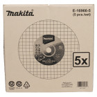 Image du produit : Lot de 5 Disques à Découpeur Matériaux Ø355mm C24T - épaisseur 4,3mm - grain C24T - 5 pièce(s) Makita | E-16966-5