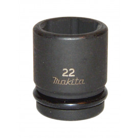 Douille pour carré d'entraînement de 1/2" - diamètre 22mm - longueur totale 38mm Makita | 134851-0