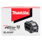 Image du produit : Batterie Makita BL4050F - XGT - batterie 5Ah - charge moyenne 50min - poids 1,3kg | 191L47-8