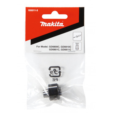 Pince et écrou de serrage pour GD0800, GD0800C, GD0801C, GD0810C et GD0811C - diamètre 3mm Makita | 193011-3