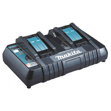 Chargeur rapide Makita 2 batteries Makstar Lithium (Li-Ion) 14,4 à 18 Volts - sans fil - DC18RD | 196933-6