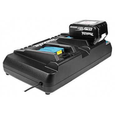 Chargeur rapide Makita 2 batteries Makstar Lithium (Li-Ion) 14,4 à 18 Volts - sans fil - DC18RD | 196933-6