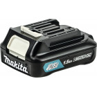 Image du produit : Batterie Makita CXT 10.8 Volts 1,5 Ah Batterie CXT 10,8 Volts, 1,5 Ah, BL1015 - poids 0,21kg | 197390-1