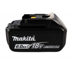 Image du produit : Batterie Makita Makstar Lithium (Li-Ion) 18 Volts - sans fil / 6 Ah - BL1860B ( témoin de charge intégré ) - poids 0,66kg | 197422-4