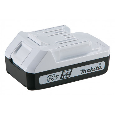 Batterie Makita Lithium (Li-Ion) 18 Volts - sans fil / 1,5 Ah - BL1815G - poids 0,39kg | 198186-3