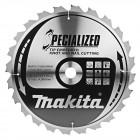 Image du produit : Lame de scie circulaire, alliage T.C.T spécialisé, 355 x 30mm 24 dents - diamètre 355mm - coupe-saignée 3mm Makita | B-09385