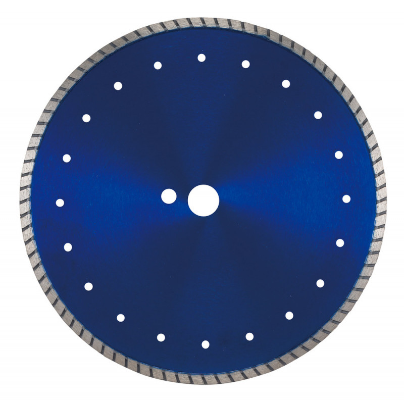 Disque diamant COMET spécial jante CRENELÉE pour matériaux durs - diamètre 300mm - alésage 25,4mm - Hauteur segment 8,5mm Makita | B-13041