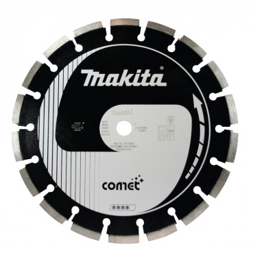 Disque diamant COMET spécial ASPHALTE - diamètre 300mm - alésage 20mm - Hauteur segment 10mm Makita | B-13269