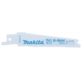 Lame courte pour bois et métal (coupe rapide) - longueur 100mm - épaisseur 0,9mm - lame BiM - 5 pièce(s) Makita | B-20454